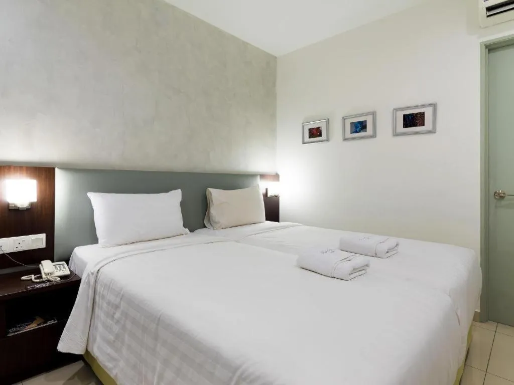 Bed in Hotel Pudu Bintang