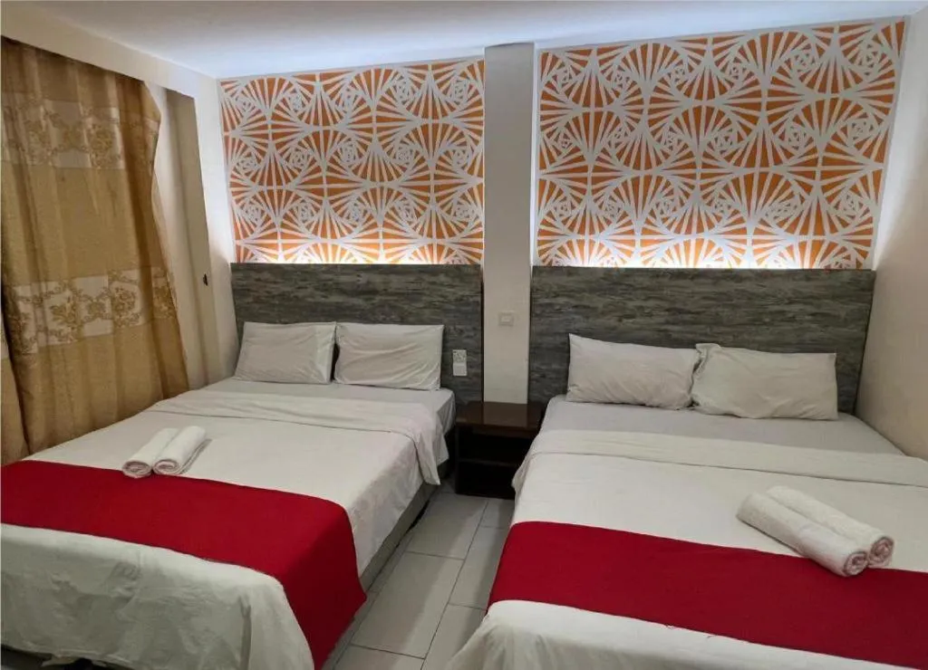 Bed in Hotel Grand Mutiara