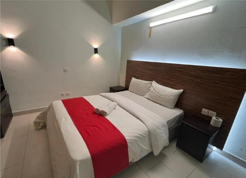 Bed in Hotel Grand Mutiara