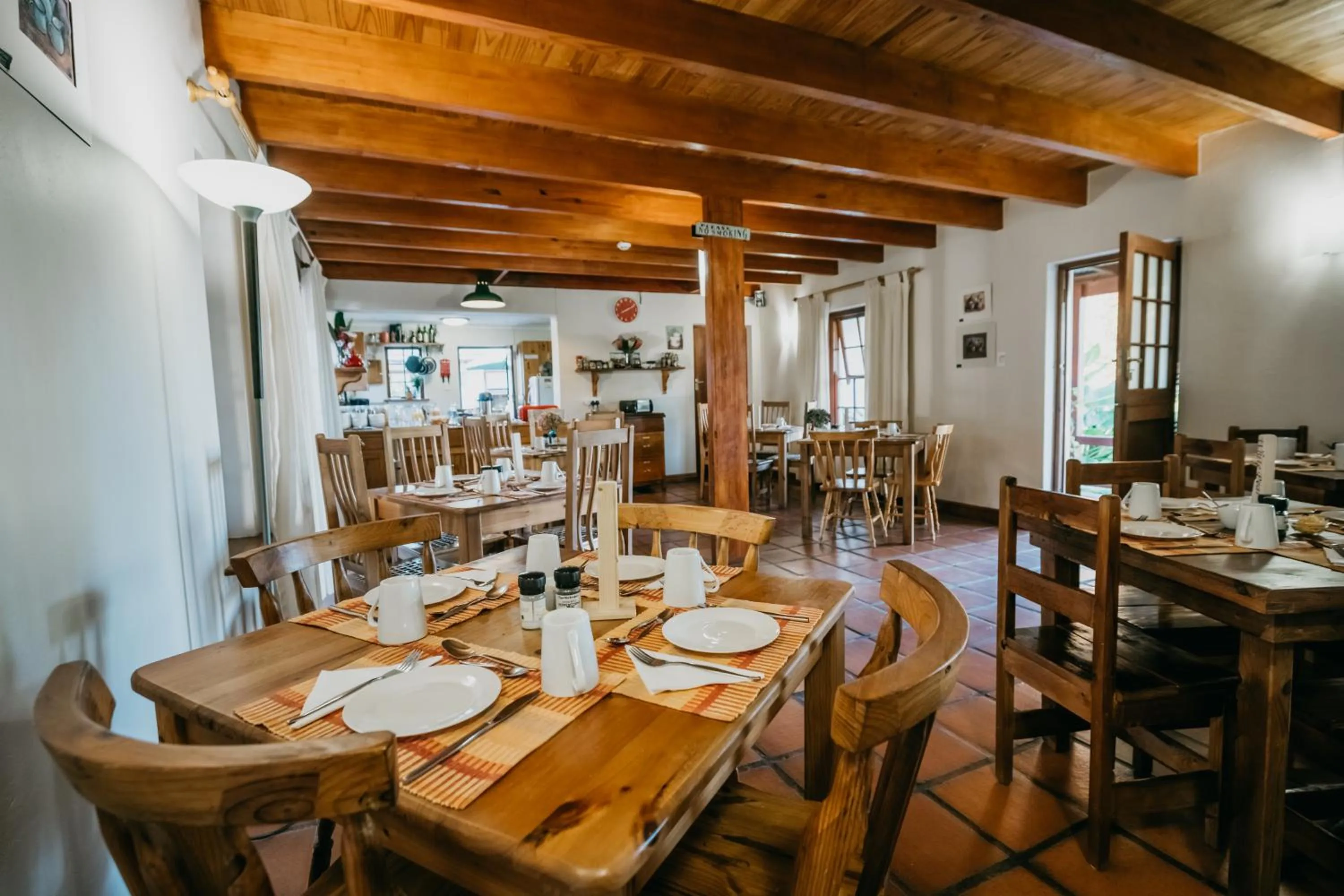 Dining area in The Village Lodge