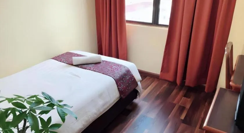 Bed in Global Hotel Labuan