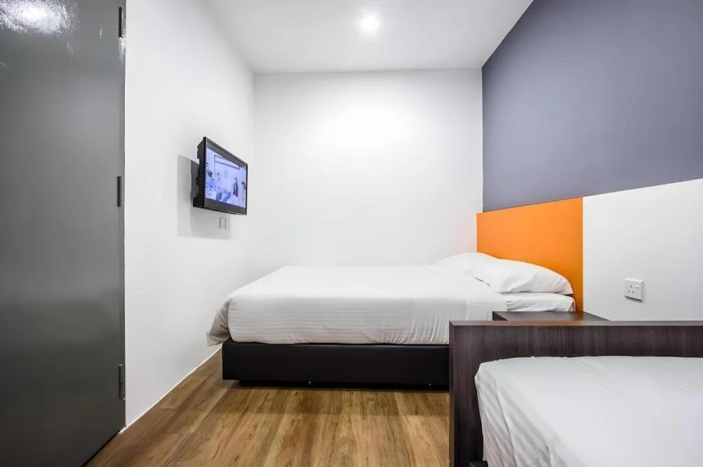 Bed in Big Orange Hotel Jitra