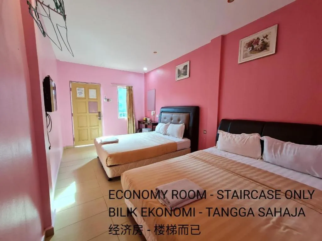 Bed in Cenang View Hotel