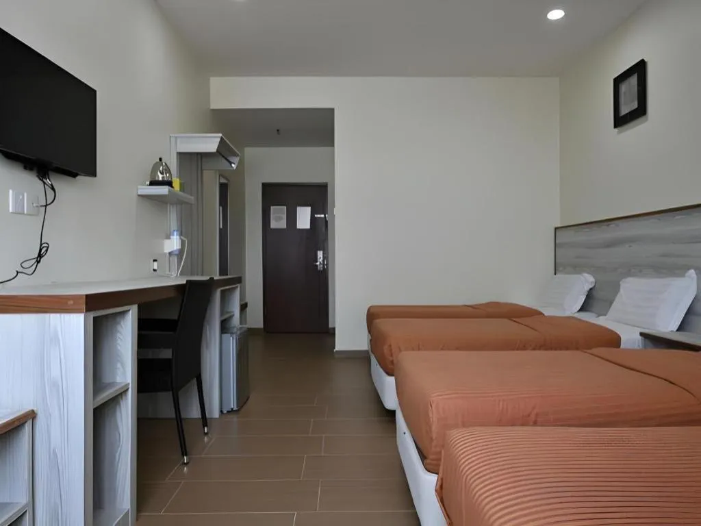 Bed in Cenang View Hotel