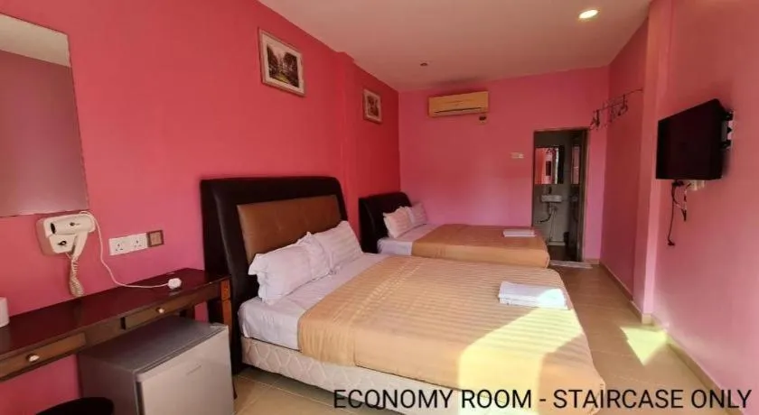 Bed in Cenang View Hotel