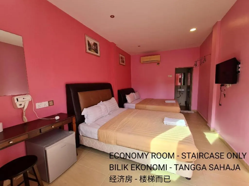 Bed in Cenang View Hotel