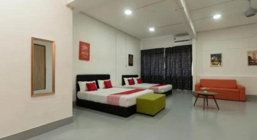 Bed in OYO 43993 Madsuite