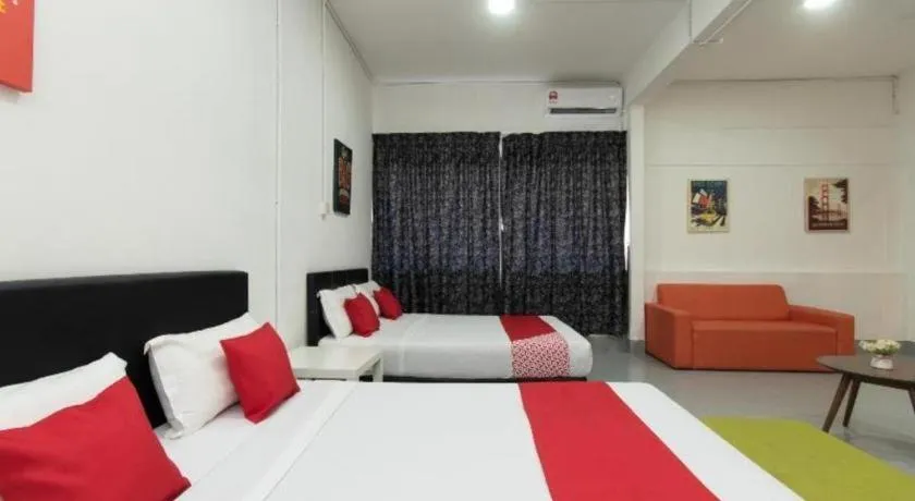 Bed in OYO 43993 Madsuite