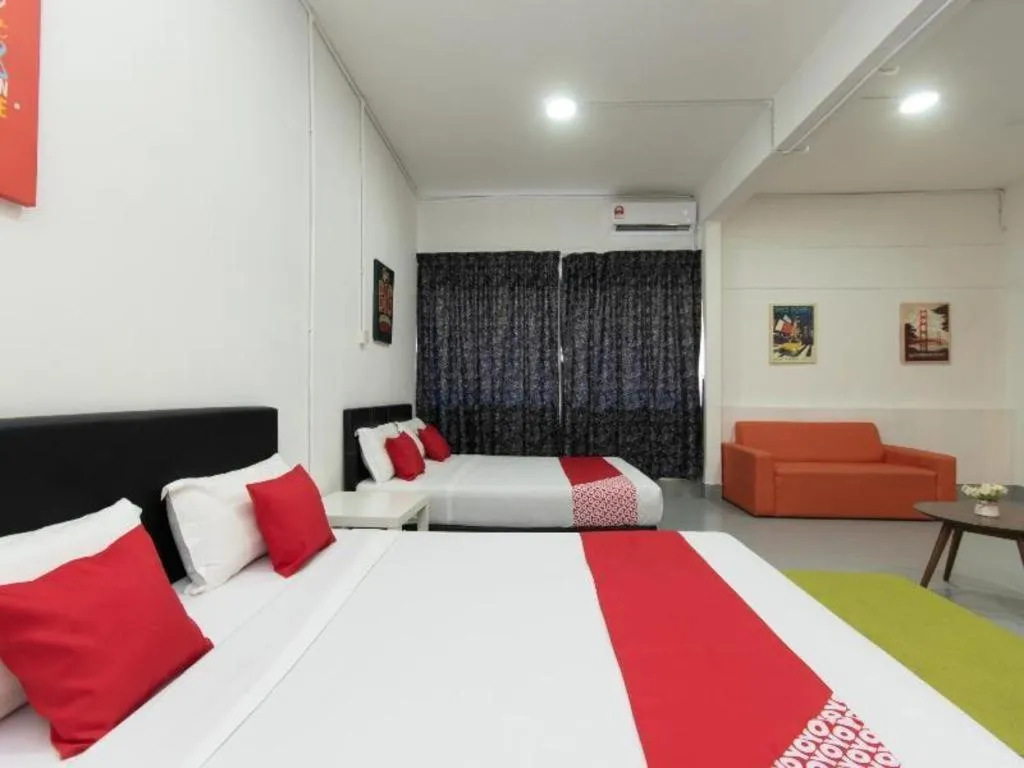 Bed in OYO 43993 Madsuite