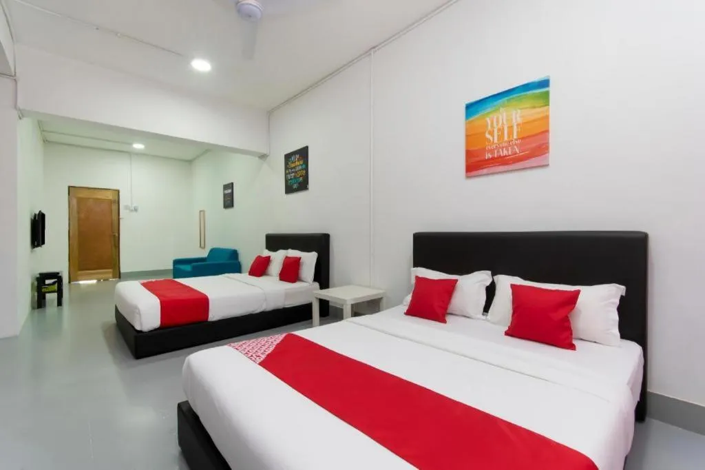 Bed in OYO 43993 Madsuite