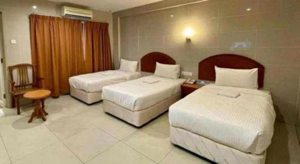 Bed in WW Hotel Ipoh