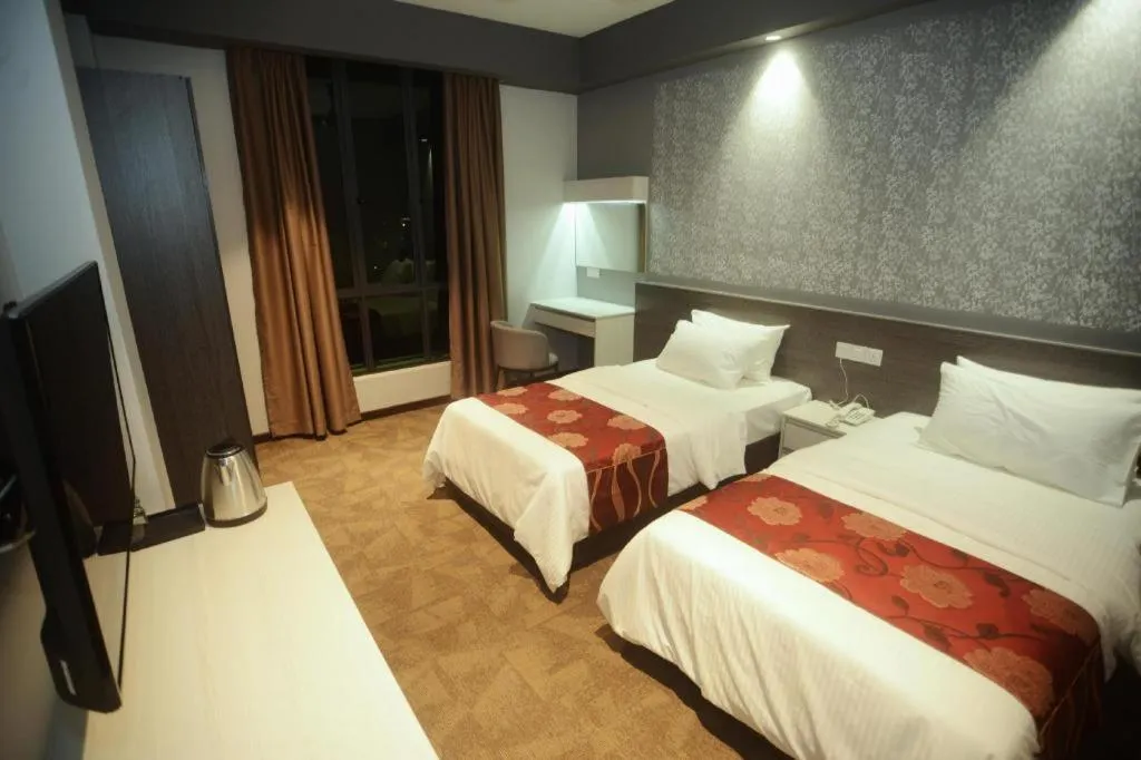 Bed in Star-Well hotel