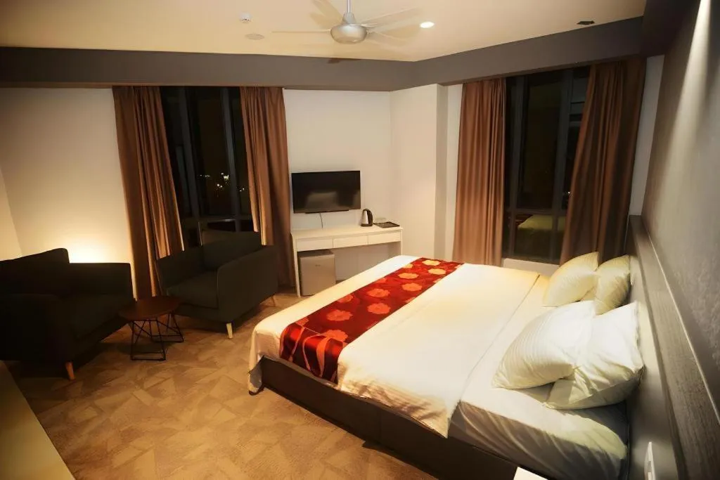 Bed in Star-Well hotel