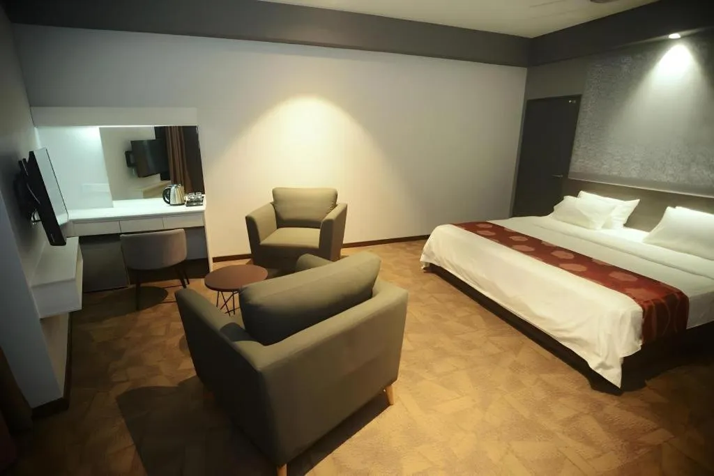 Bed in Star-Well hotel