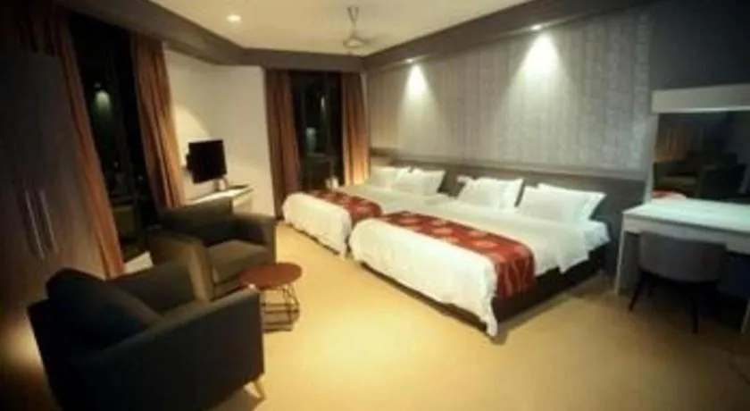 Bed in Star-Well hotel