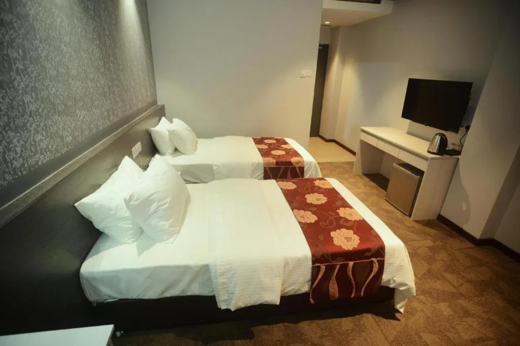 Bed in Star-Well hotel