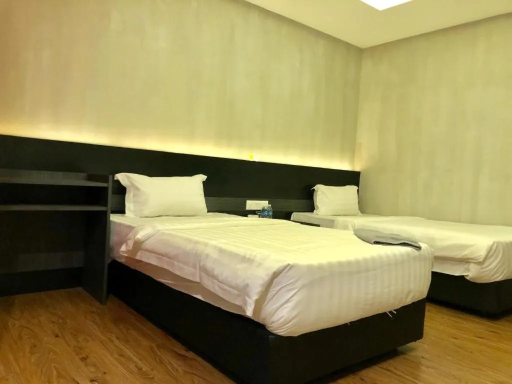 Bed in Monaco Boutique Hotel Sadong Jaya