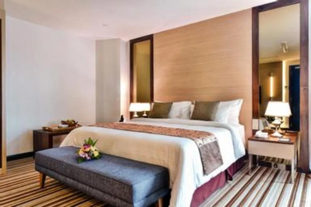 Bed in Goldsands Hotel Langkawi