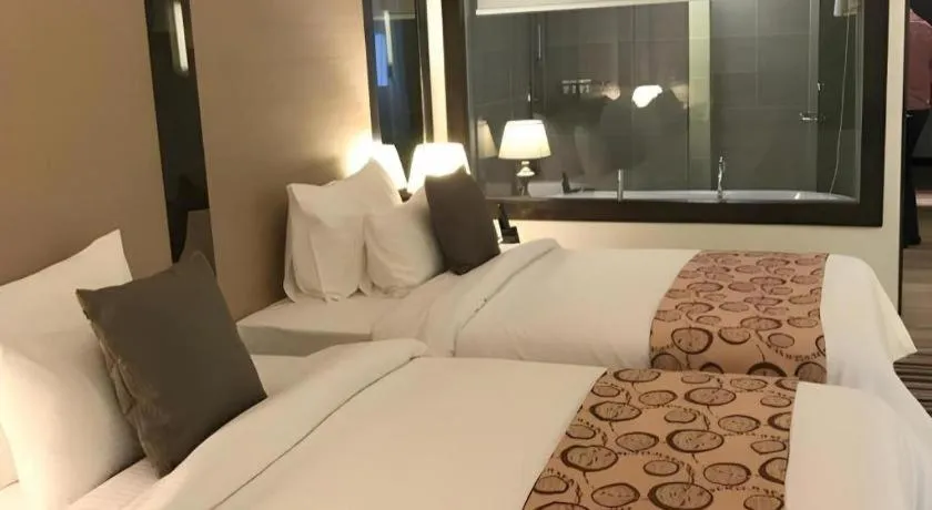 Bed in Goldsands Hotel Langkawi