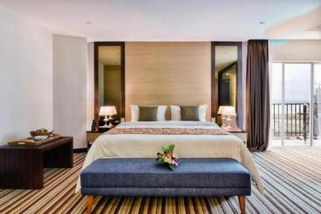 Bed in Goldsands Hotel Langkawi