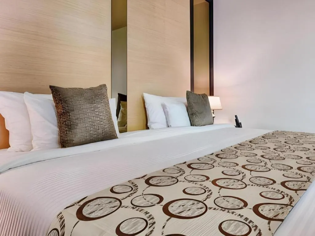 Bed in Goldsands Hotel Langkawi