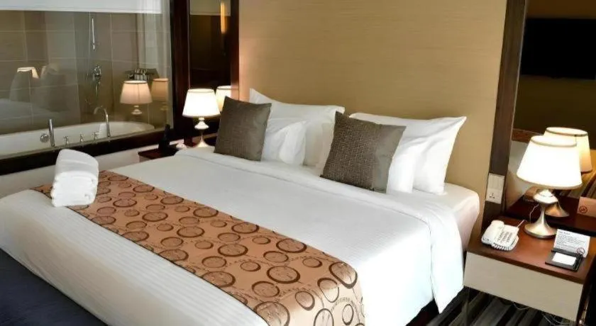 Bed in Goldsands Hotel Langkawi