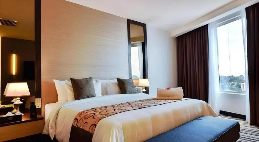 Bed in Goldsands Hotel Langkawi