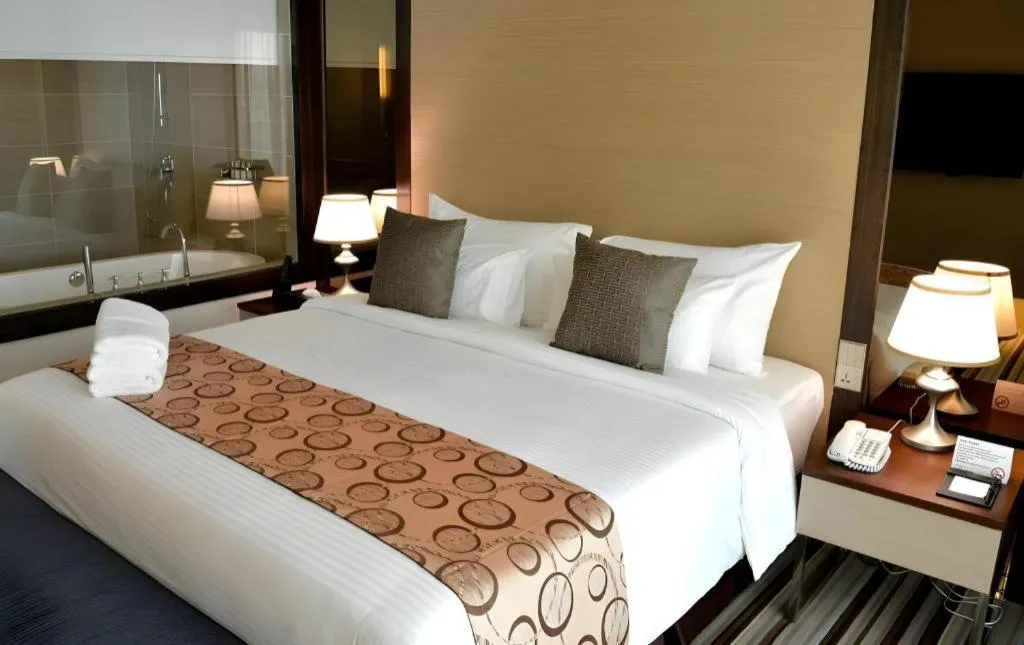 Bed in Goldsands Hotel Langkawi