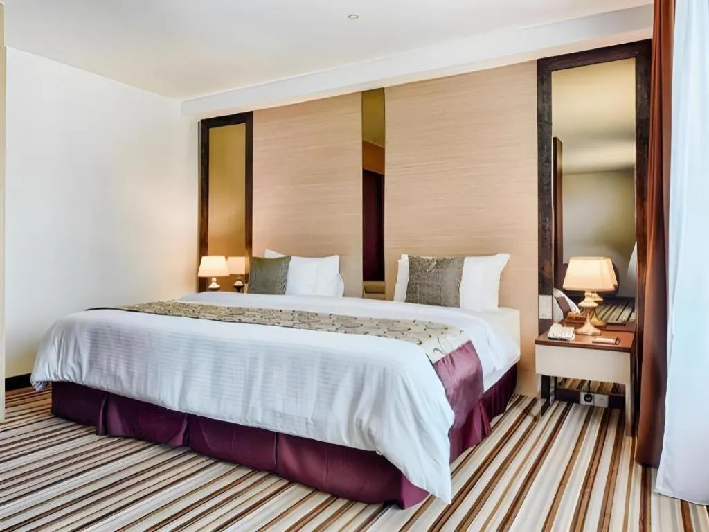 Bed in Goldsands Hotel Langkawi