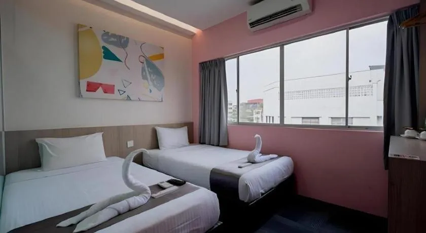 Bed in Kimal Hotel Taiping