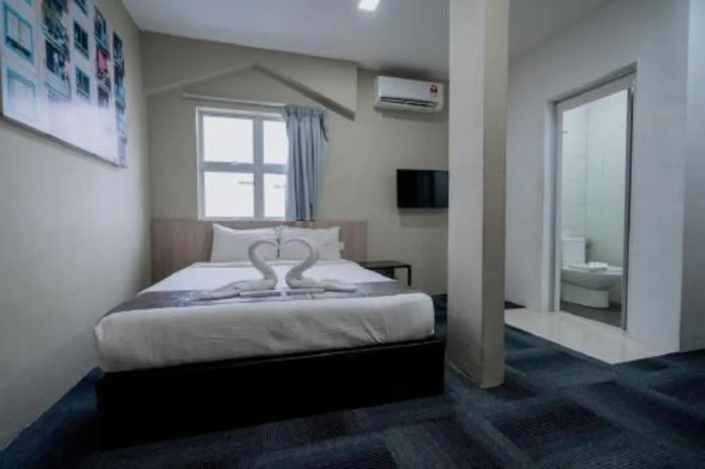 Bed in Kimal Hotel Taiping