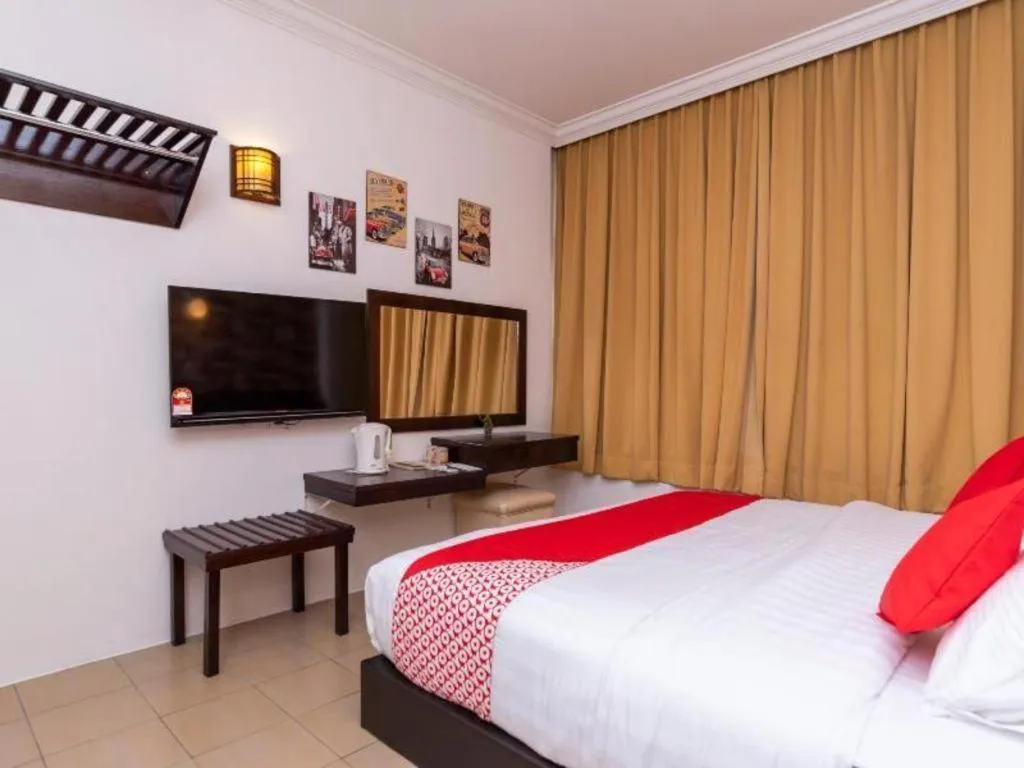 Bed in Super OYO 1114 Neo Pegasus Hotel