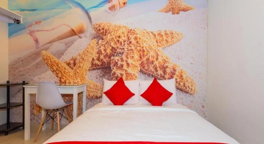 Bed in Starfish Hotel