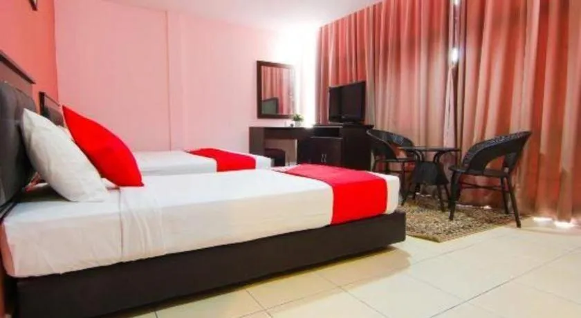 Bed in OYO 11343 Hotel Putra Iskandar