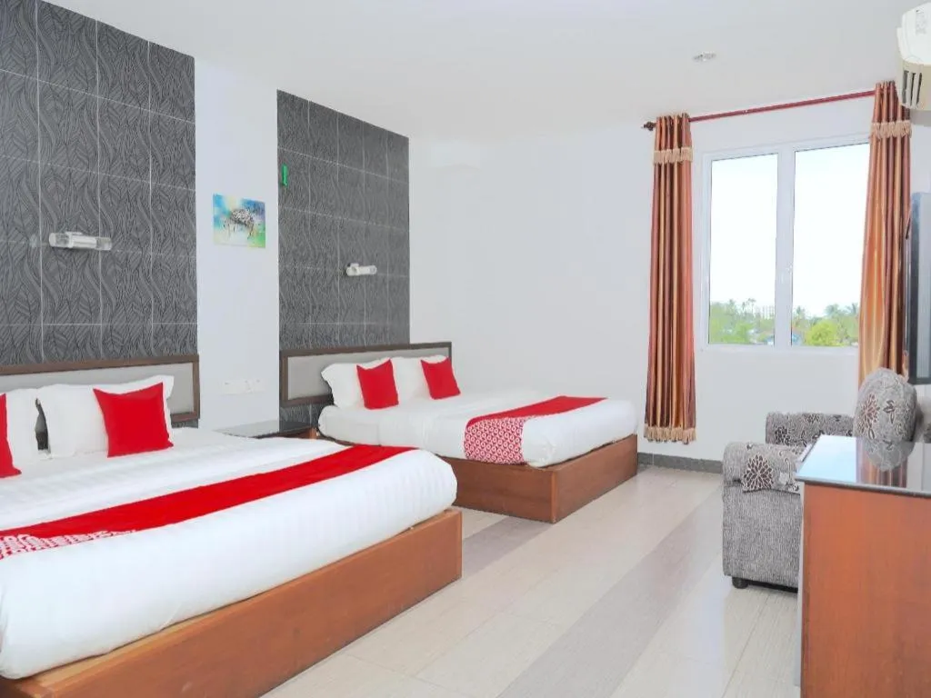 Bed in OYO 89457 682 Lodge