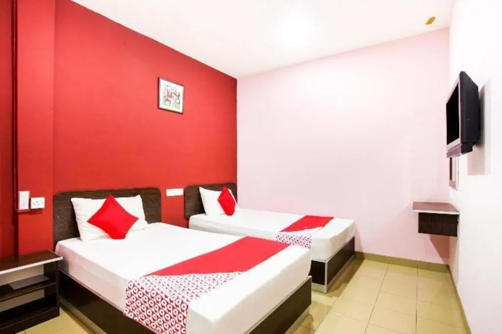 Bed in OYO 89539 Hotel Siswa