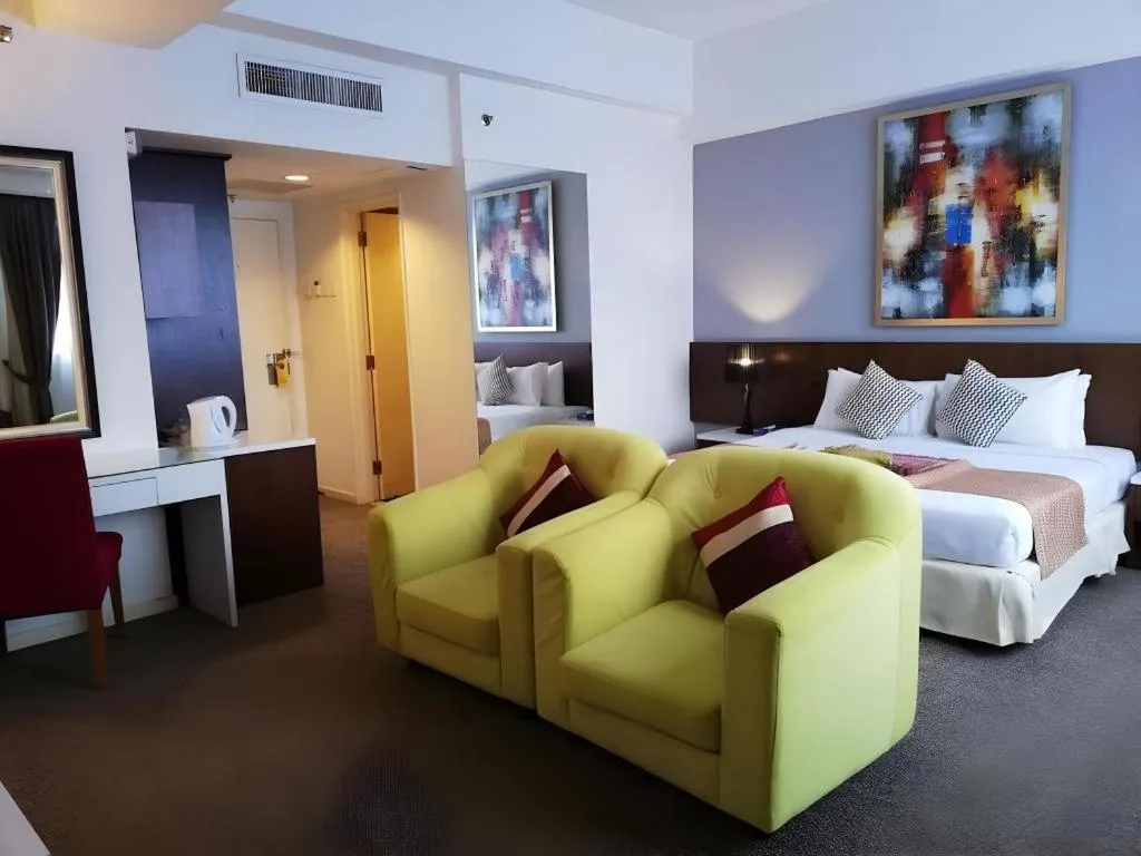 Bed in Grand Barakah Hotel