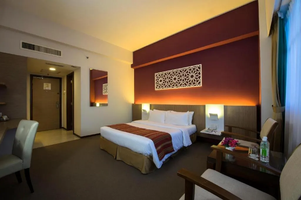 Bed in Grand Barakah Hotel