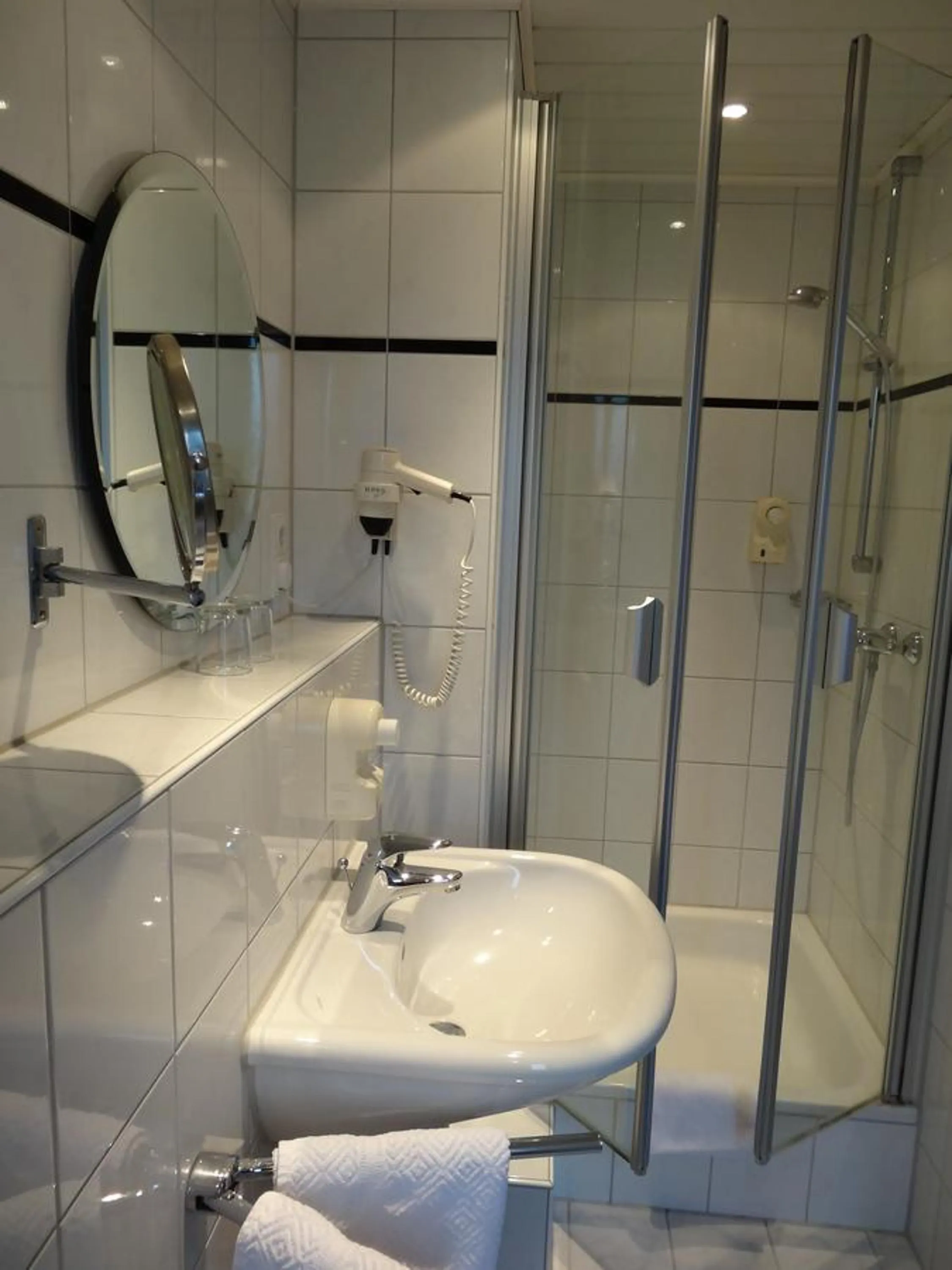 Shower in Zentral Hotel Poststuben