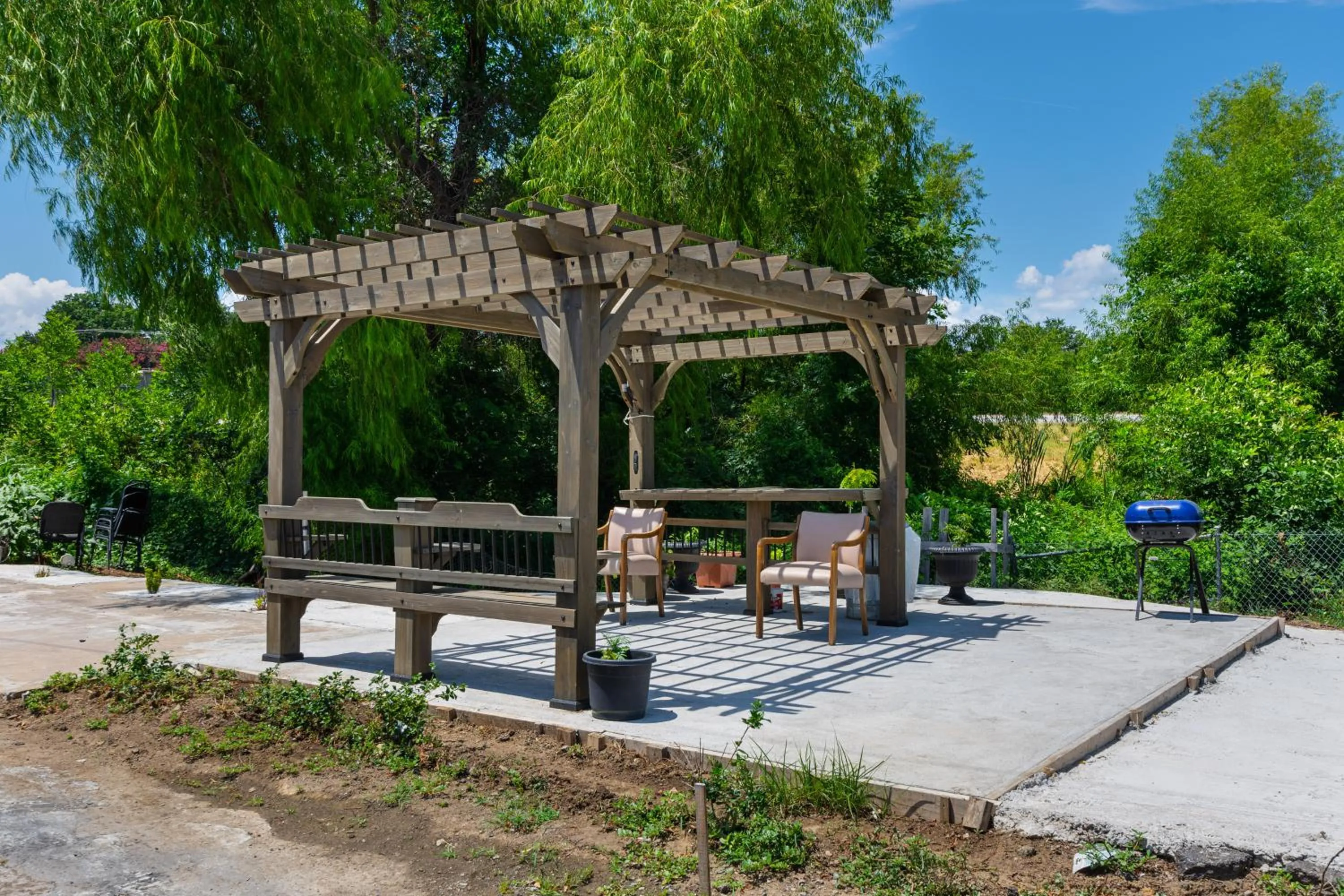 Patio in Motel 6-Van Buren, AR I- 40