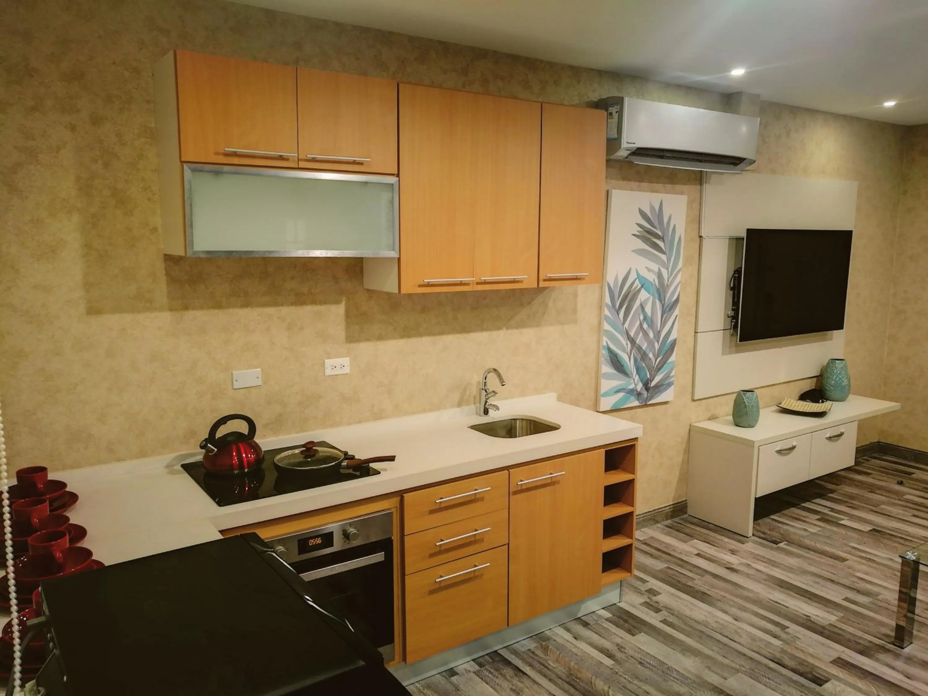 Kitchen or kitchenette in Hotel Ojos Del Rio