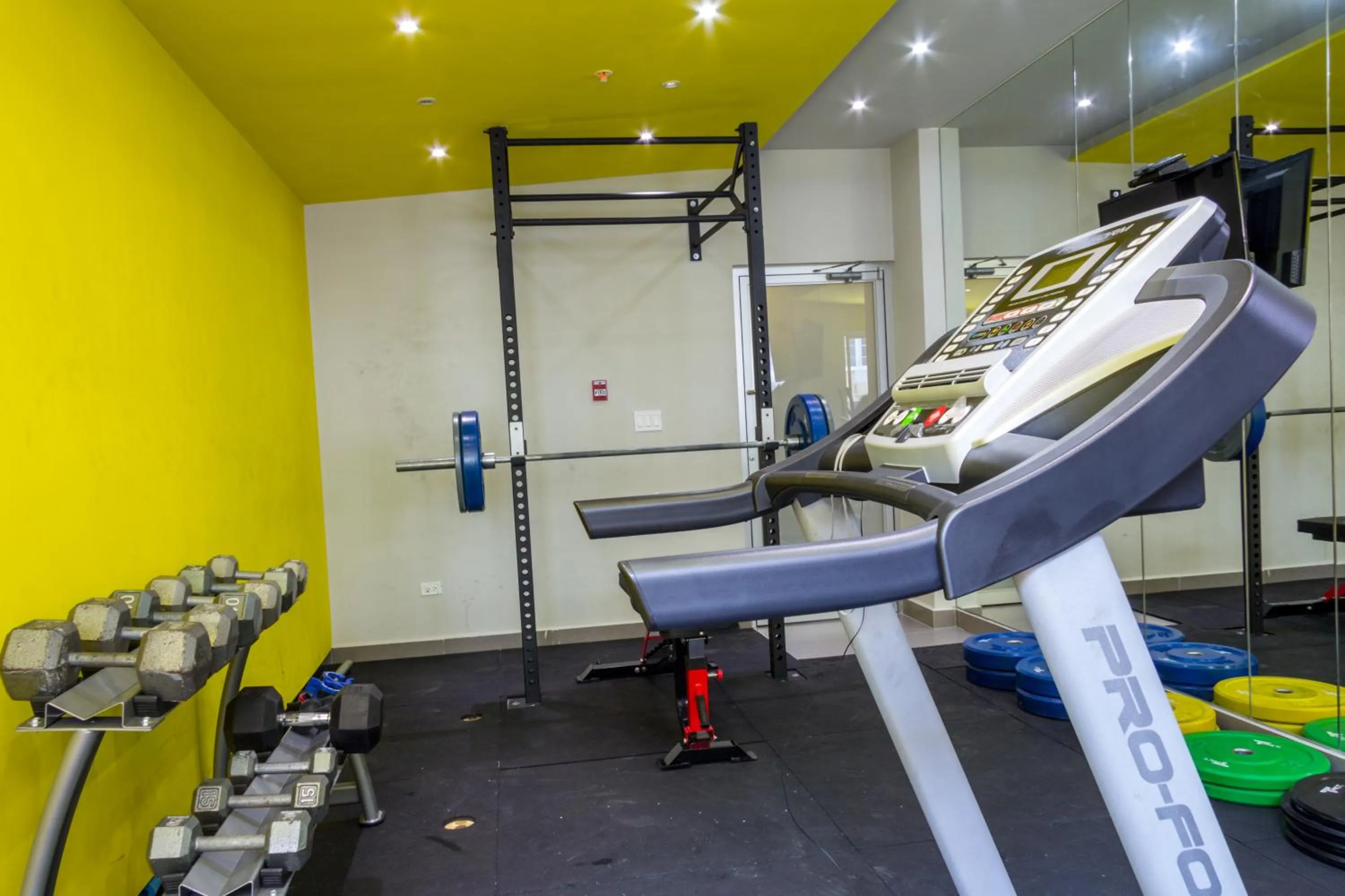 Fitness centre/facilities in Hotel Ojos Del Rio