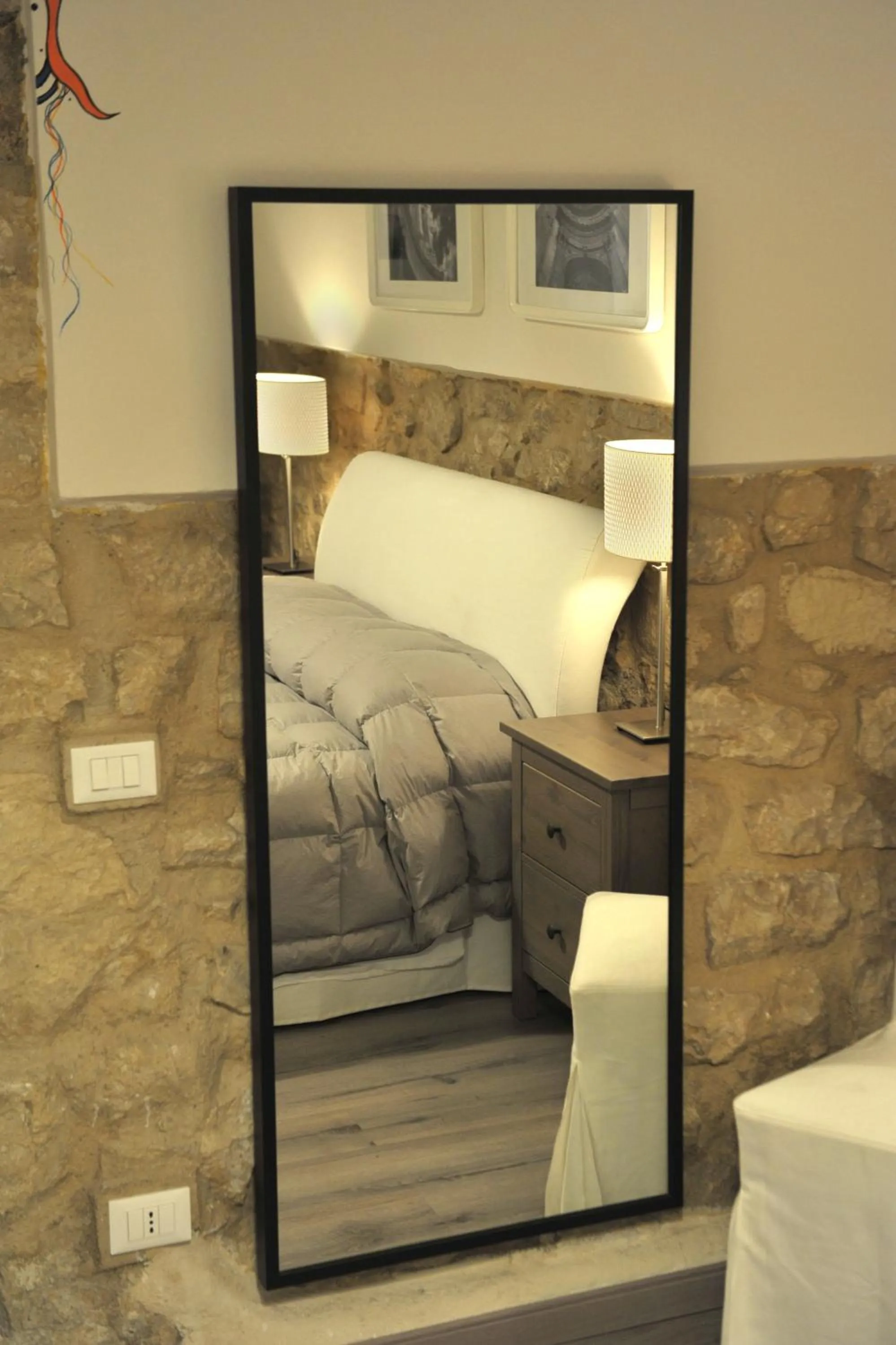 Decorative detail, Bed in B&B Al Teatro