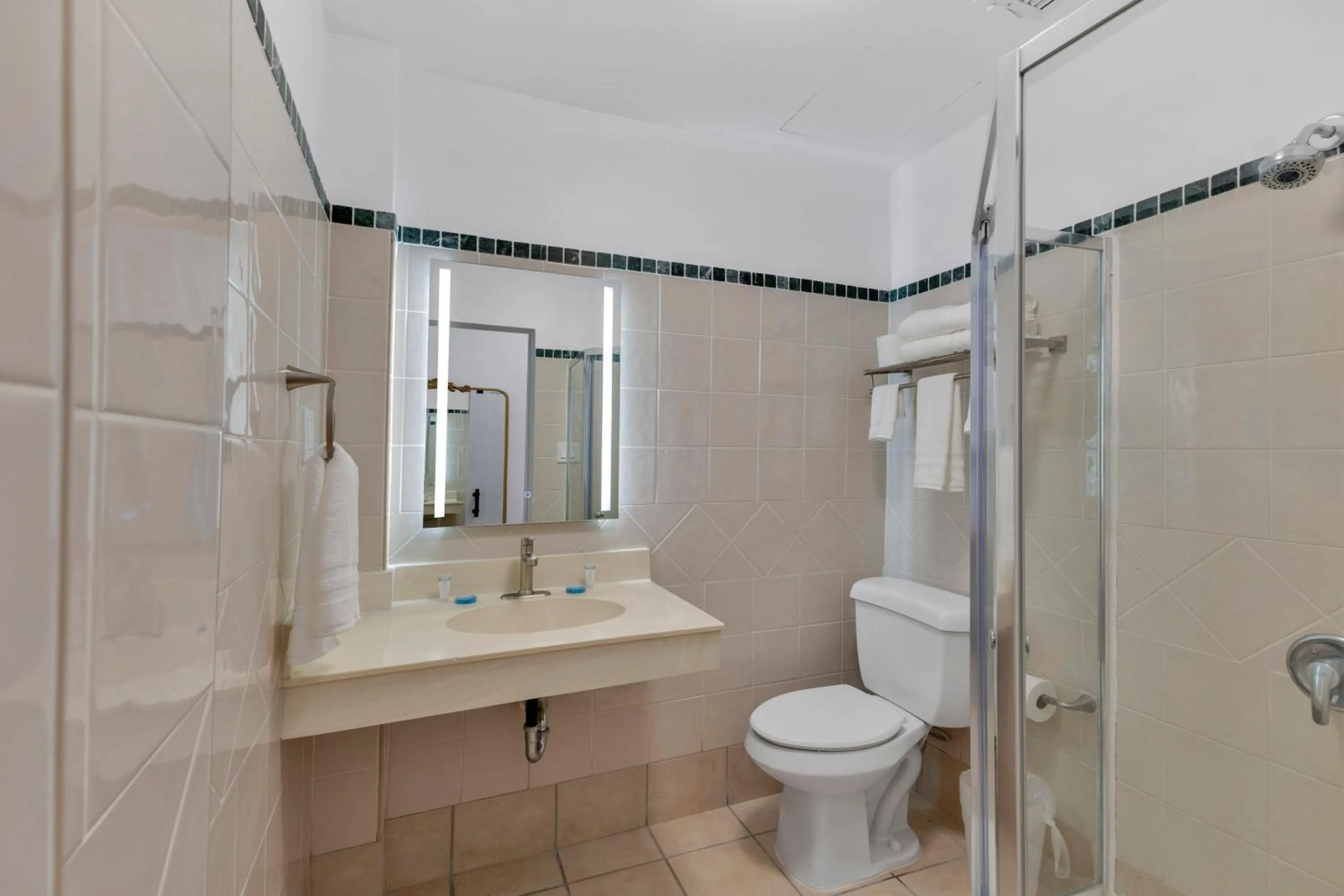 Shower in Armas Hotel