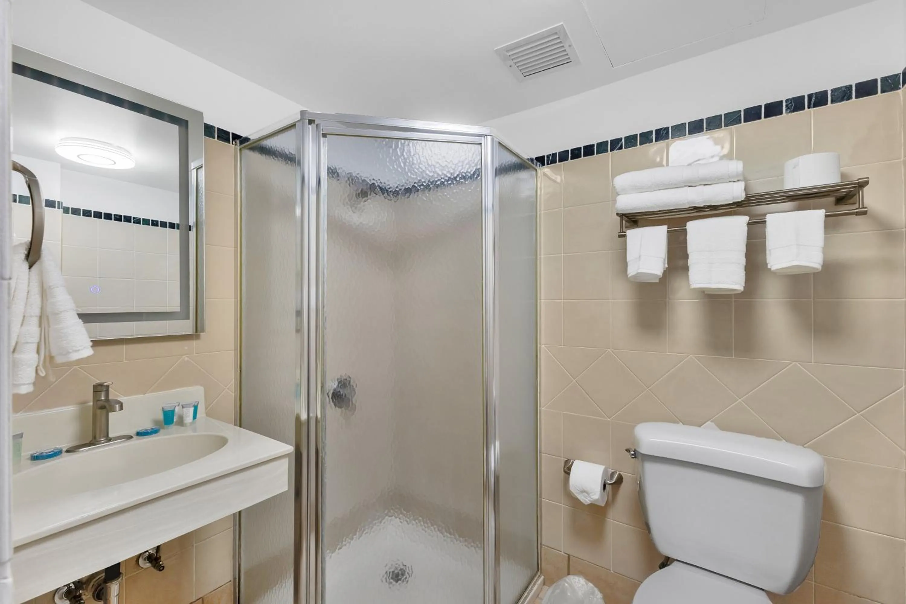 Shower in Armas Hotel