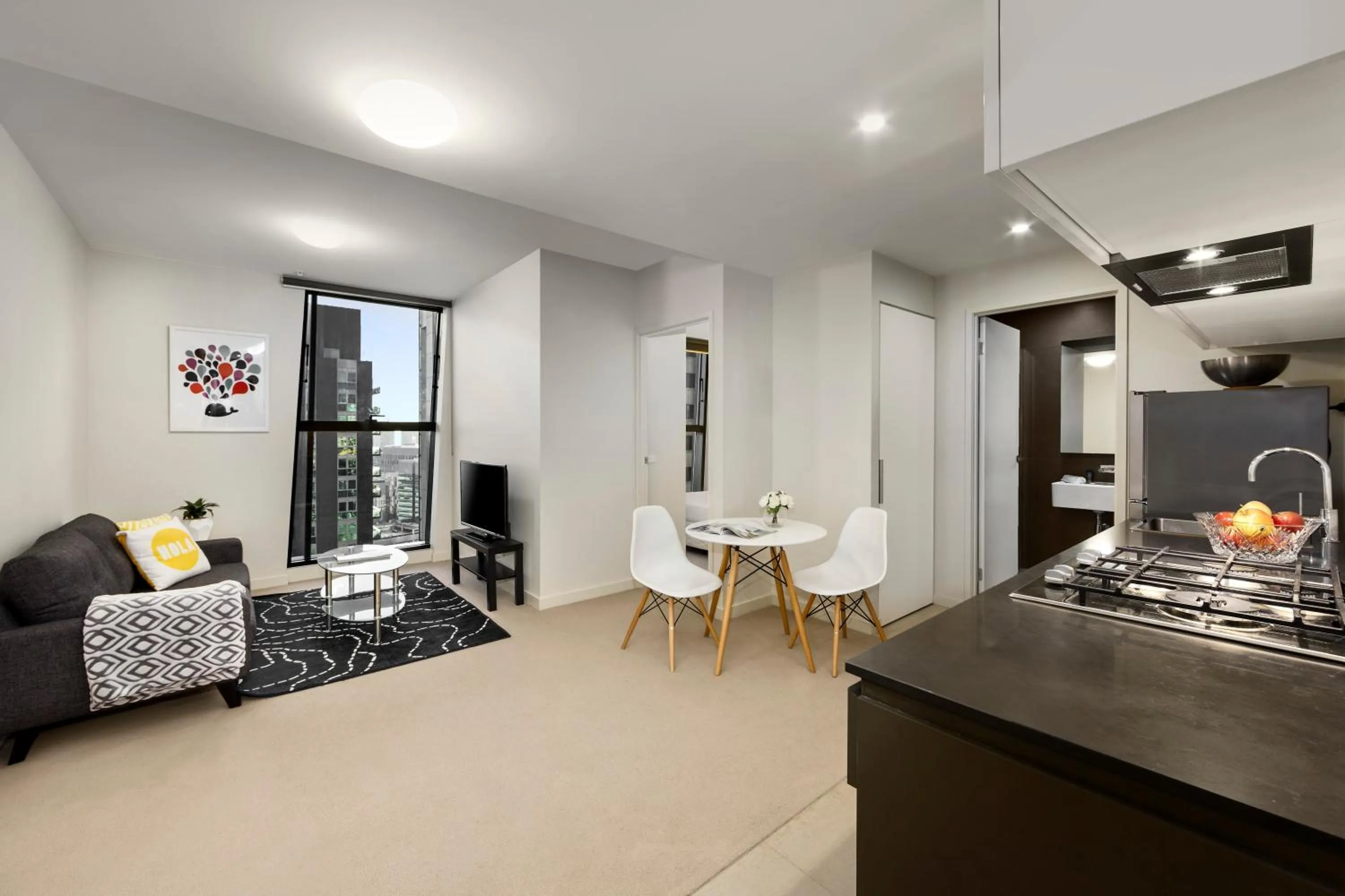 Living room, Seating Area in Winston Apartments