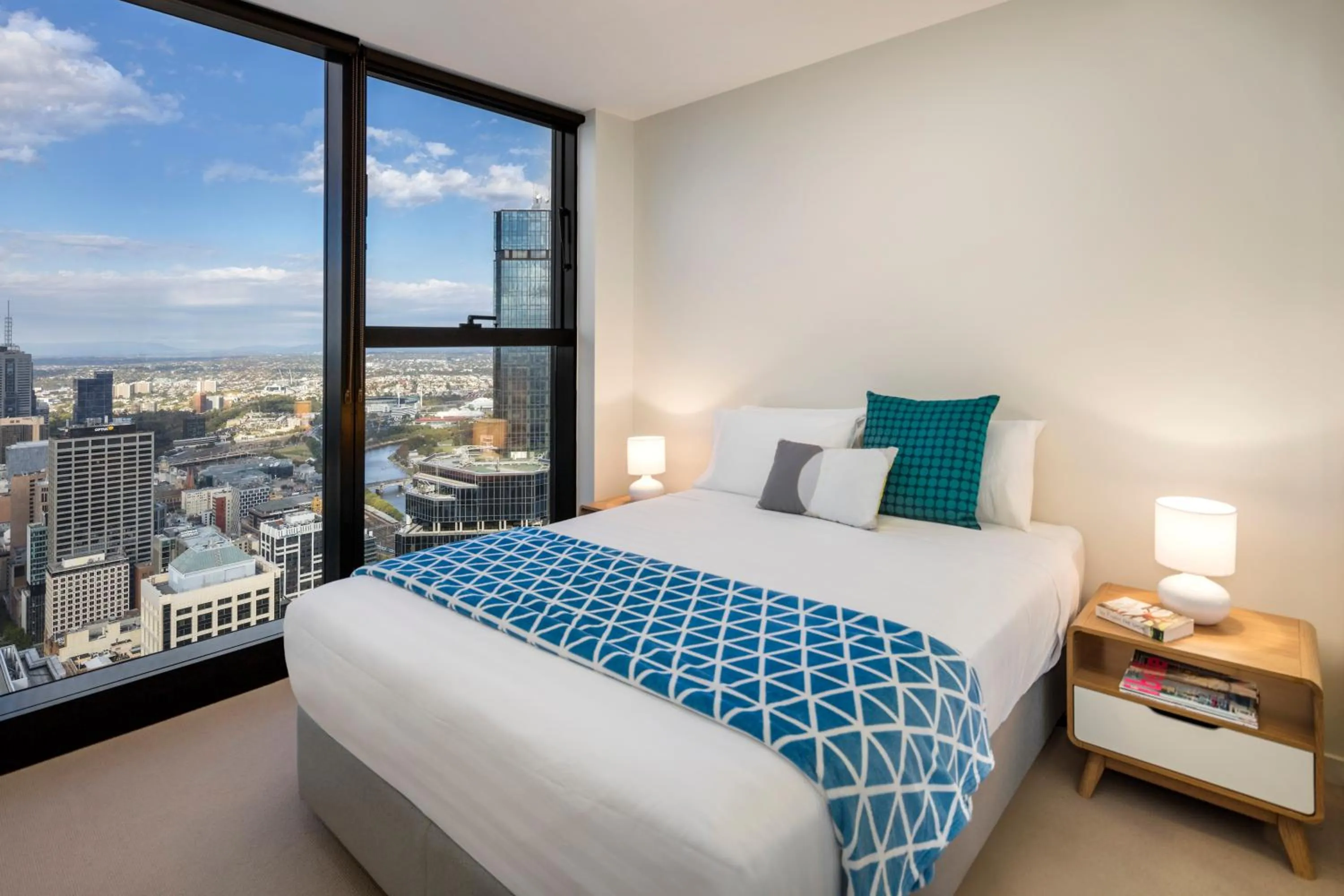 Bed in Winston Apartments