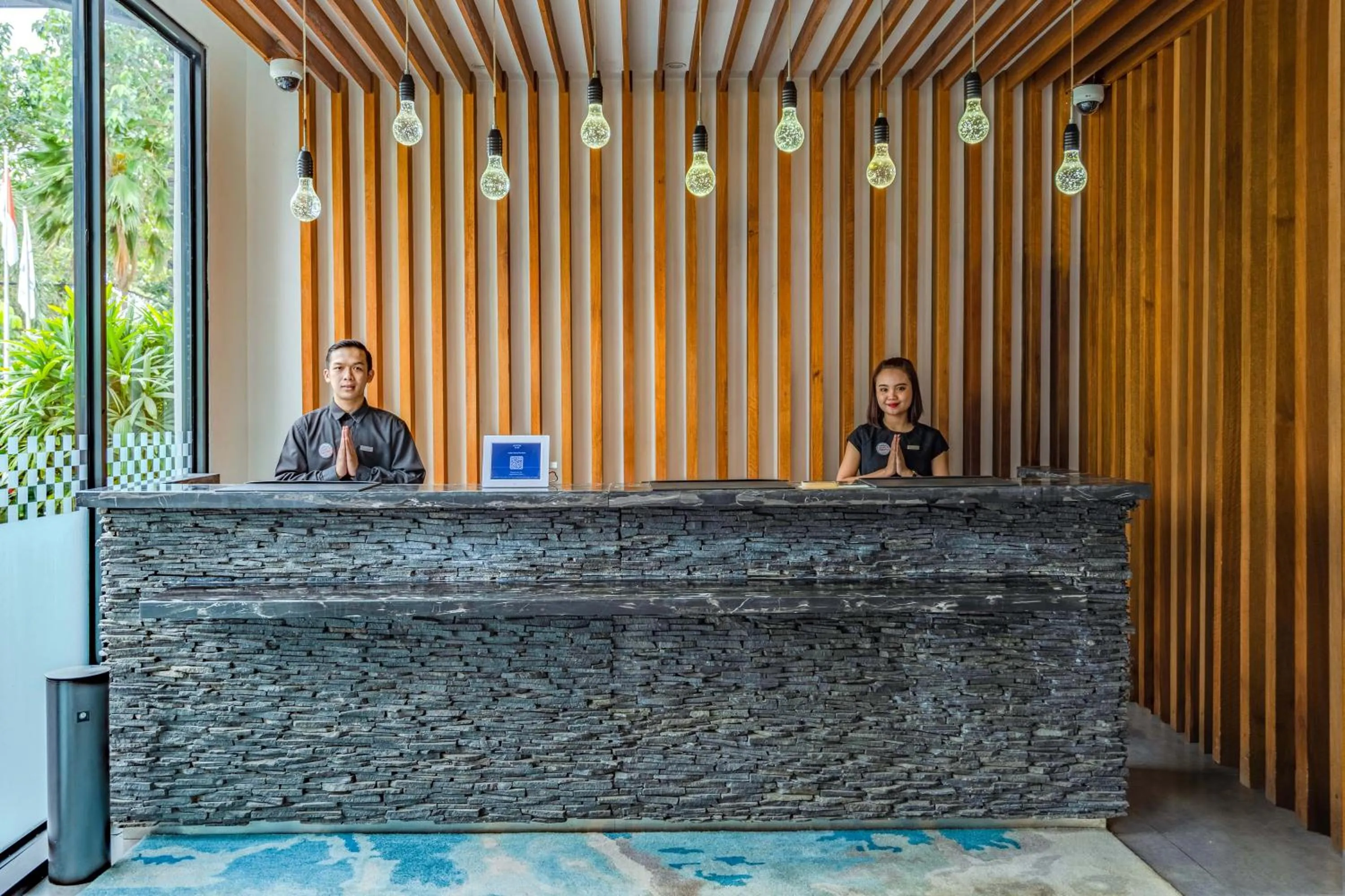 Lobby or reception in Aston Anyer Beach Hotel