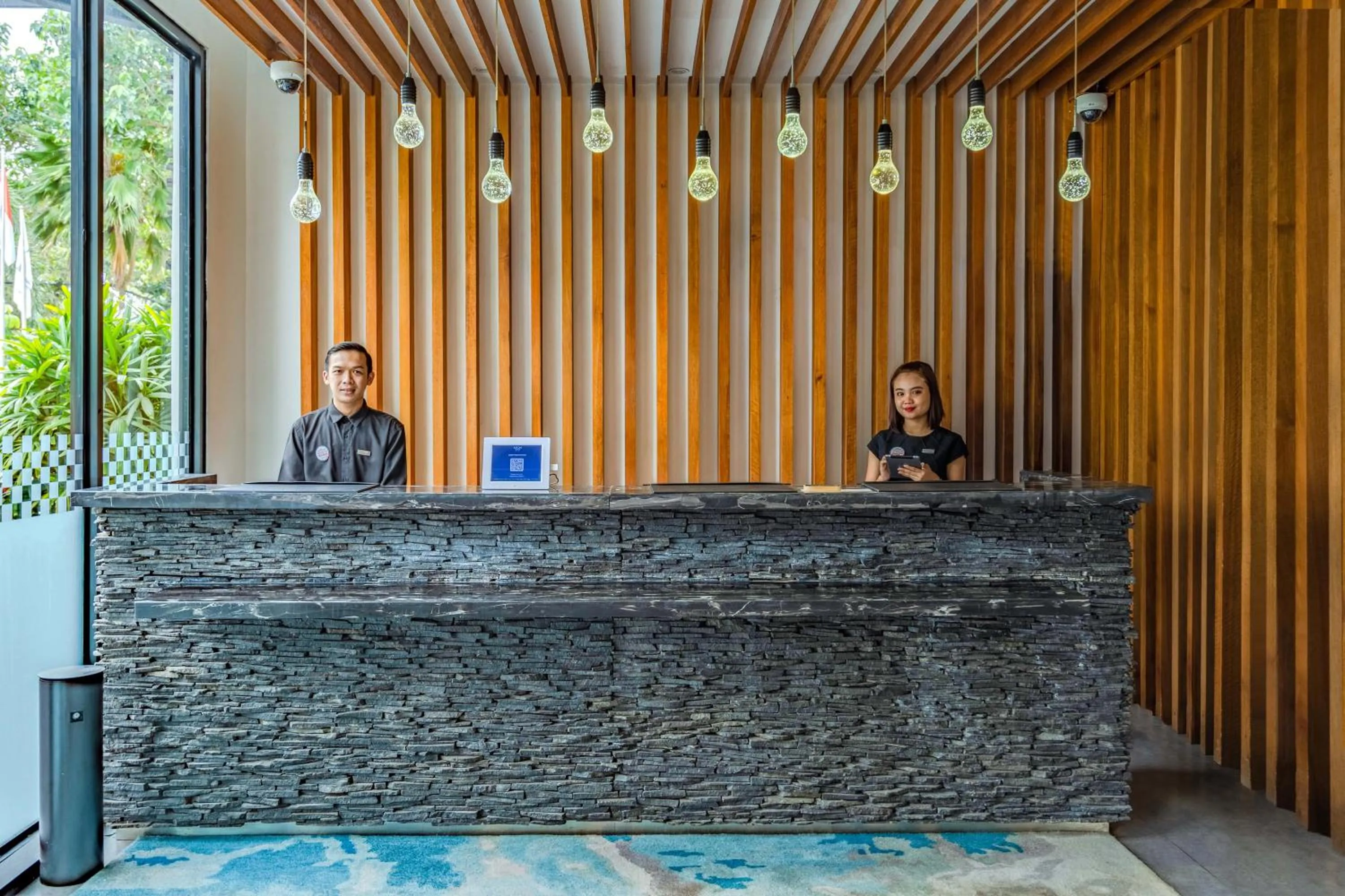 Lobby or reception in Aston Anyer Beach Hotel