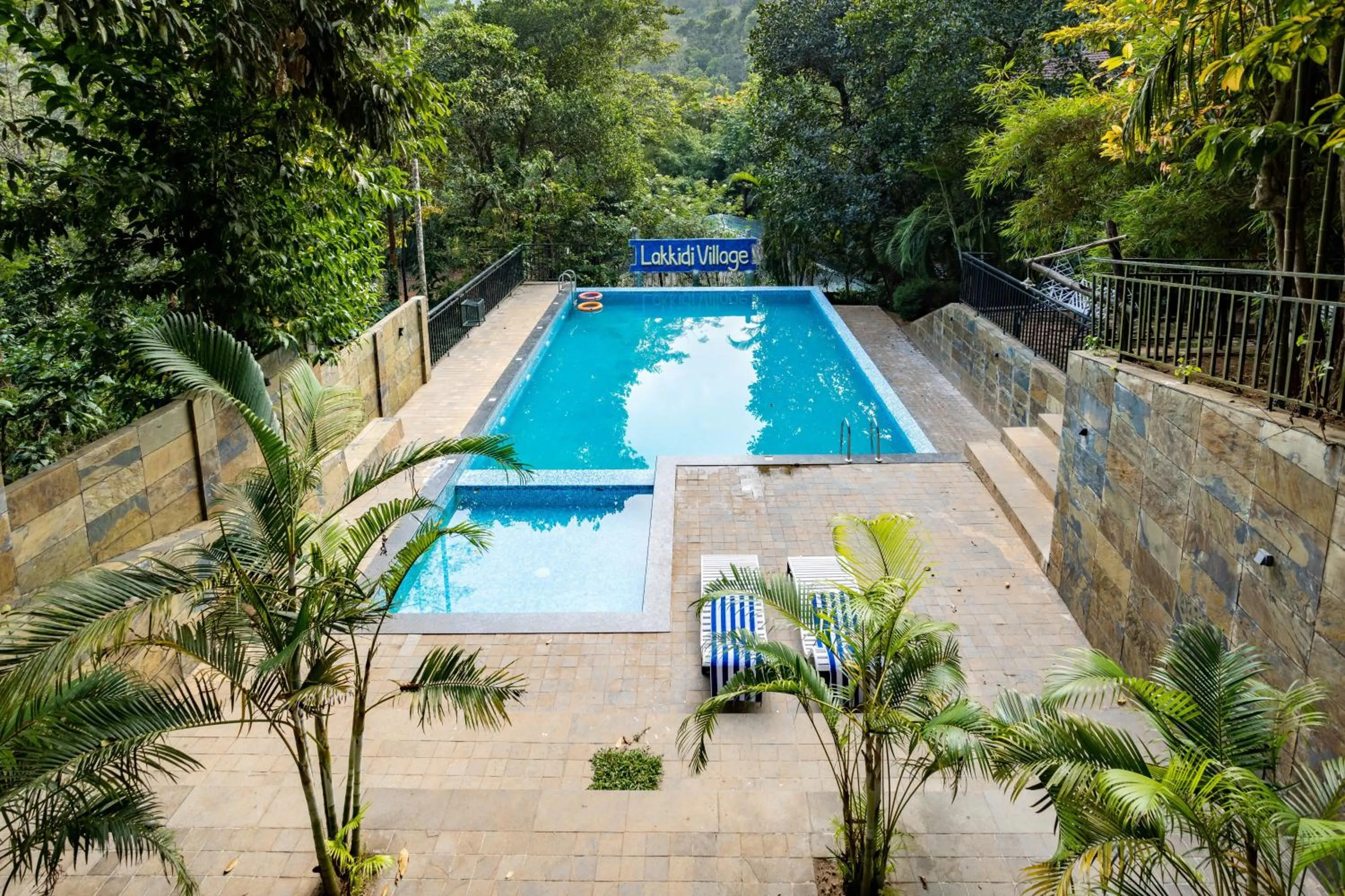 Swimming pool in Lakkidi Village Resort Wayanad